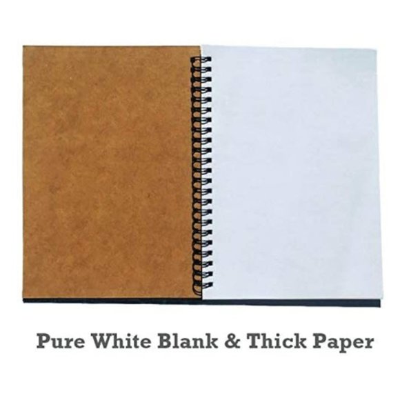 set of 3 kraft spiral notebooks - Picture 4 of 6